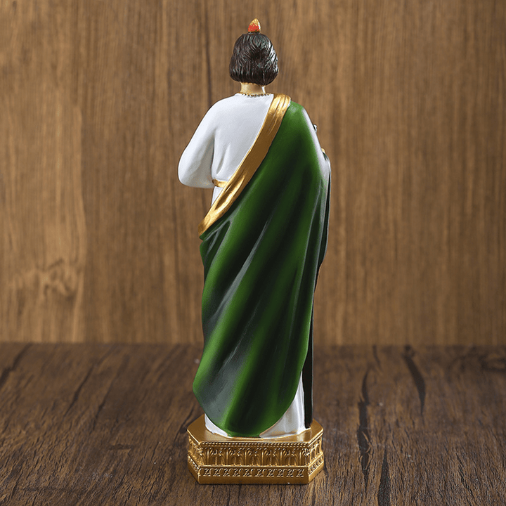 Christianartworkshop Statue des Heiligen Judas aus Kunstharz, Schutzpatron der Hoffnung und Wunder, Schreibtisch-Dekoration, Ornament - image 3