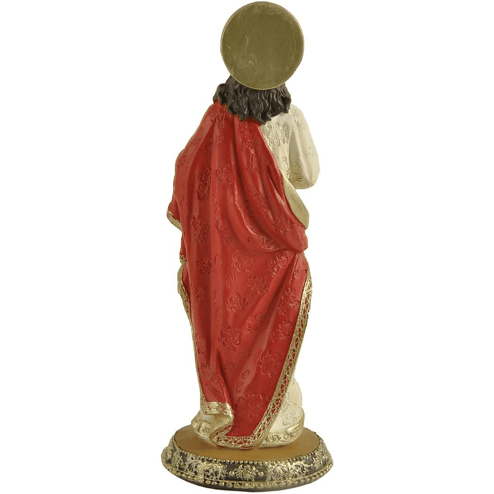 Christianartworkshop Statue des Heiligen Herzens von Jesus, Kunstharz, Kirchensouvenirs, Schreibtisch-Ornament