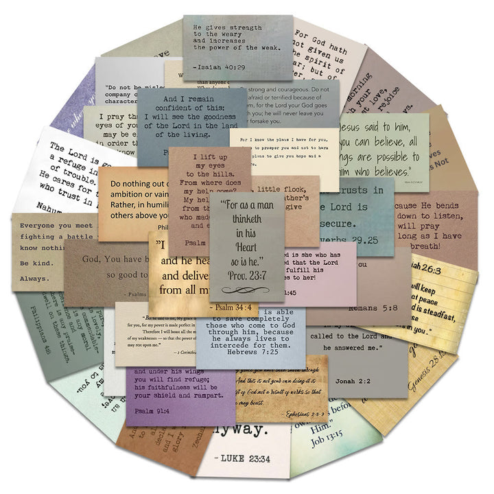 Christianartworkshop Klassische Bibelverse, inspirierende Zitate, Glaube, Dekorationsaufkleber
