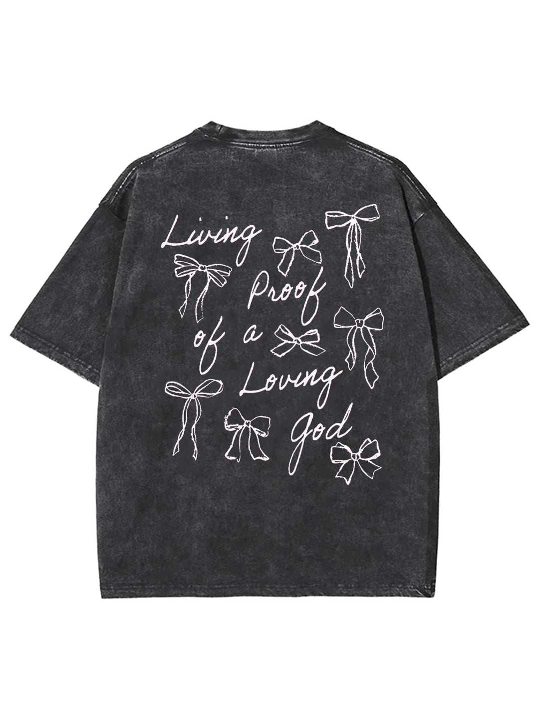 Christianartworkshop Lebender Beweis eines liebenden Gottes Unisex gewaschenes T-Shirt
