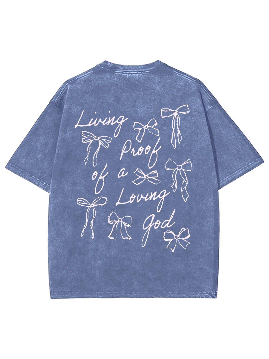 Christianartworkshop Lebender Beweis eines liebenden Gottes Unisex gewaschenes T-Shirt