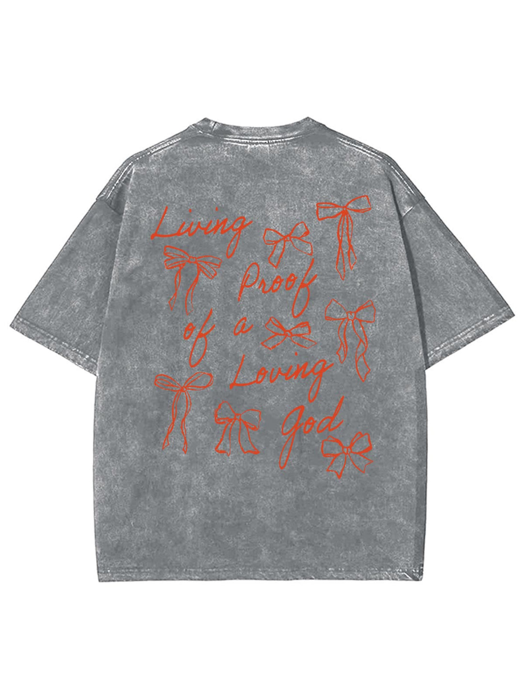 Christianartworkshop Lebender Beweis eines liebenden Gottes Unisex gewaschenes T-Shirt