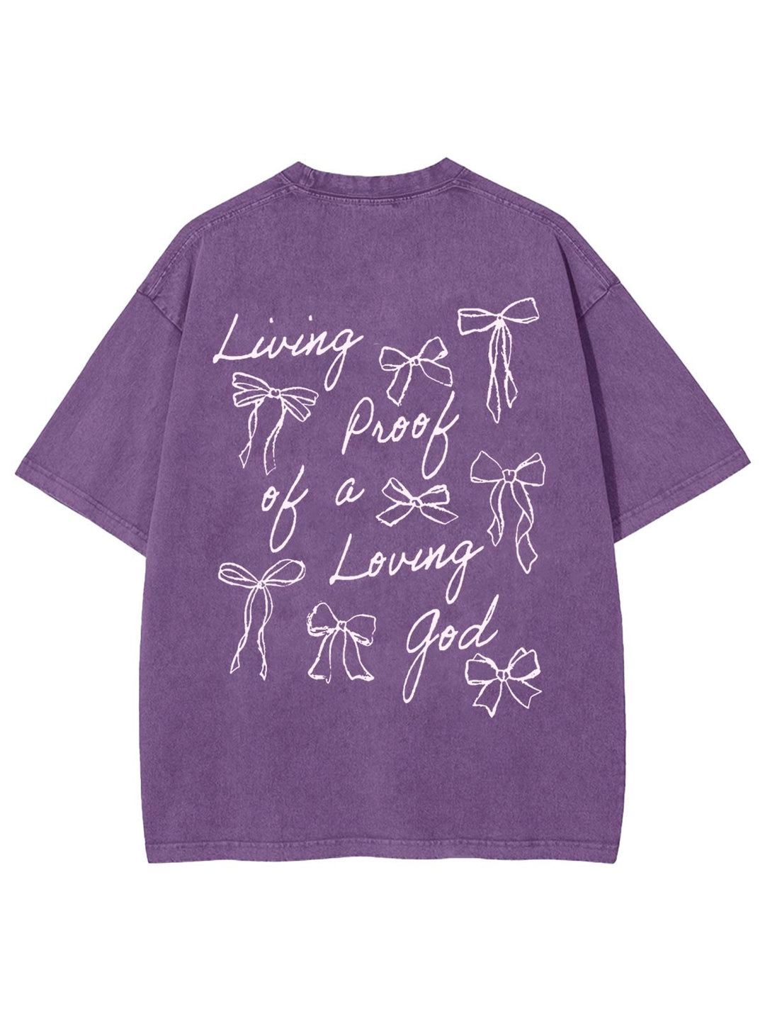 Christianartworkshop Lebender Beweis eines liebenden Gottes Unisex gewaschenes T-Shirt