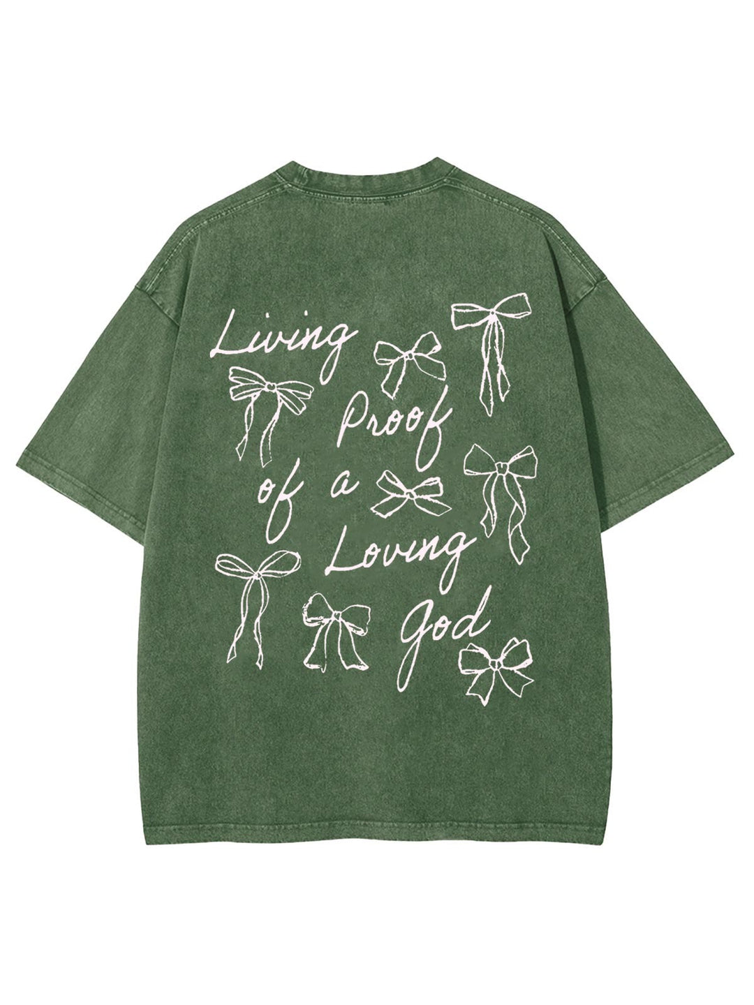 Christianartworkshop Lebender Beweis eines liebenden Gottes Unisex gewaschenes T-Shirt