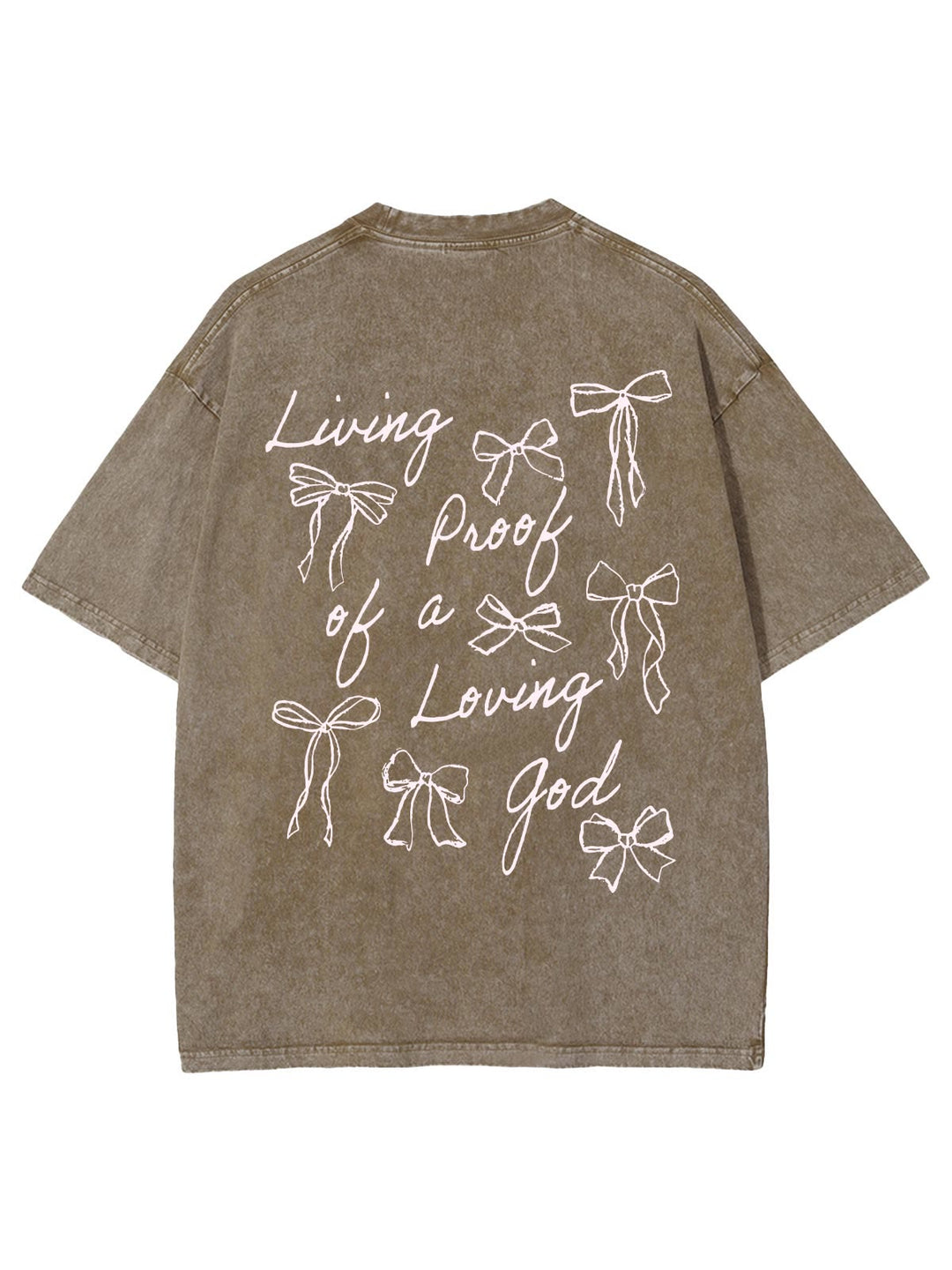 Christianartworkshop Lebender Beweis eines liebenden Gottes Unisex gewaschenes T-Shirt