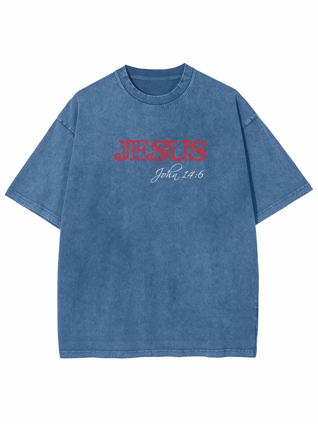 Christianartworkshop Wahrheit ist Jesus ist Wahrheit Unisex gewaschenes T-Shirt