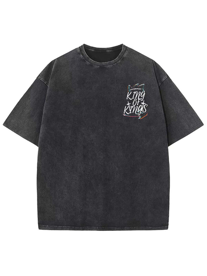 Christianartworkshop – König der Könige – Unisex-T-Shirt mit gewaschenem Design