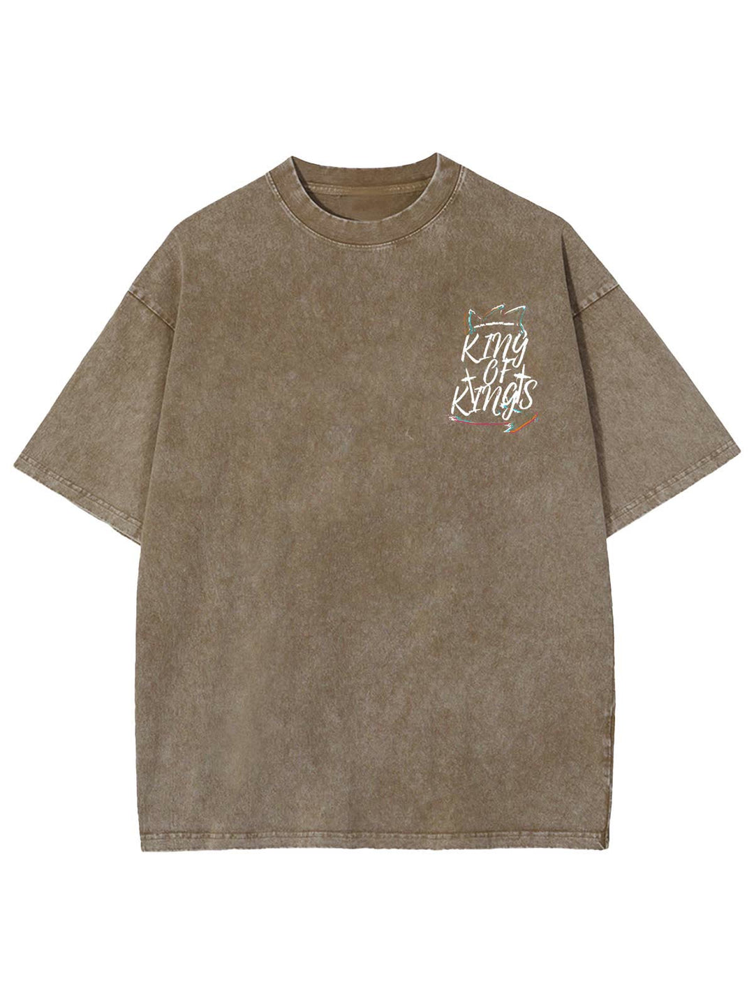 Christianartworkshop – König der Könige – Unisex-T-Shirt mit gewaschenem Design