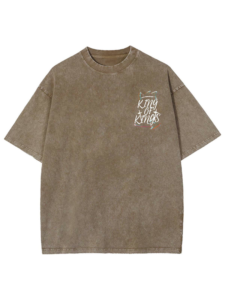 Christianartworkshop – König der Könige – Unisex-T-Shirt mit gewaschenem Design