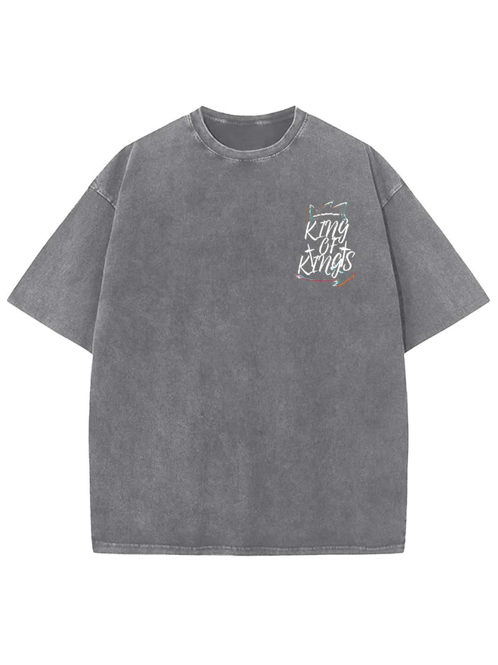 Christianartworkshop – König der Könige – Unisex-T-Shirt mit gewaschenem Design
