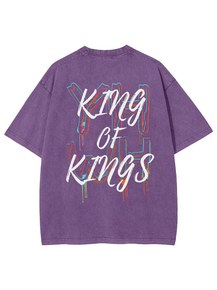 Christianartworkshop – König der Könige – Unisex-T-Shirt mit gewaschenem Design
