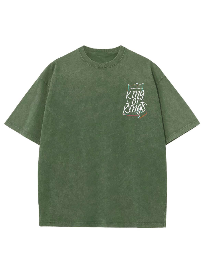 Christianartworkshop – König der Könige – Unisex-T-Shirt mit gewaschenem Design