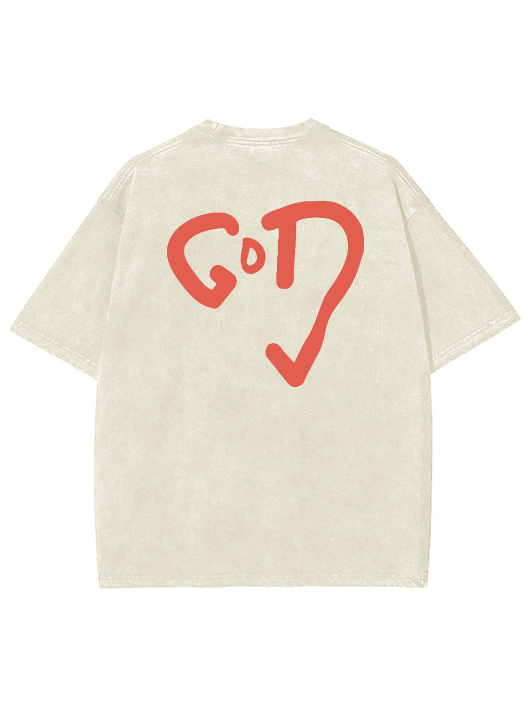 Christianartworkshop Unisex-T-Shirt mit Gottherz-Print