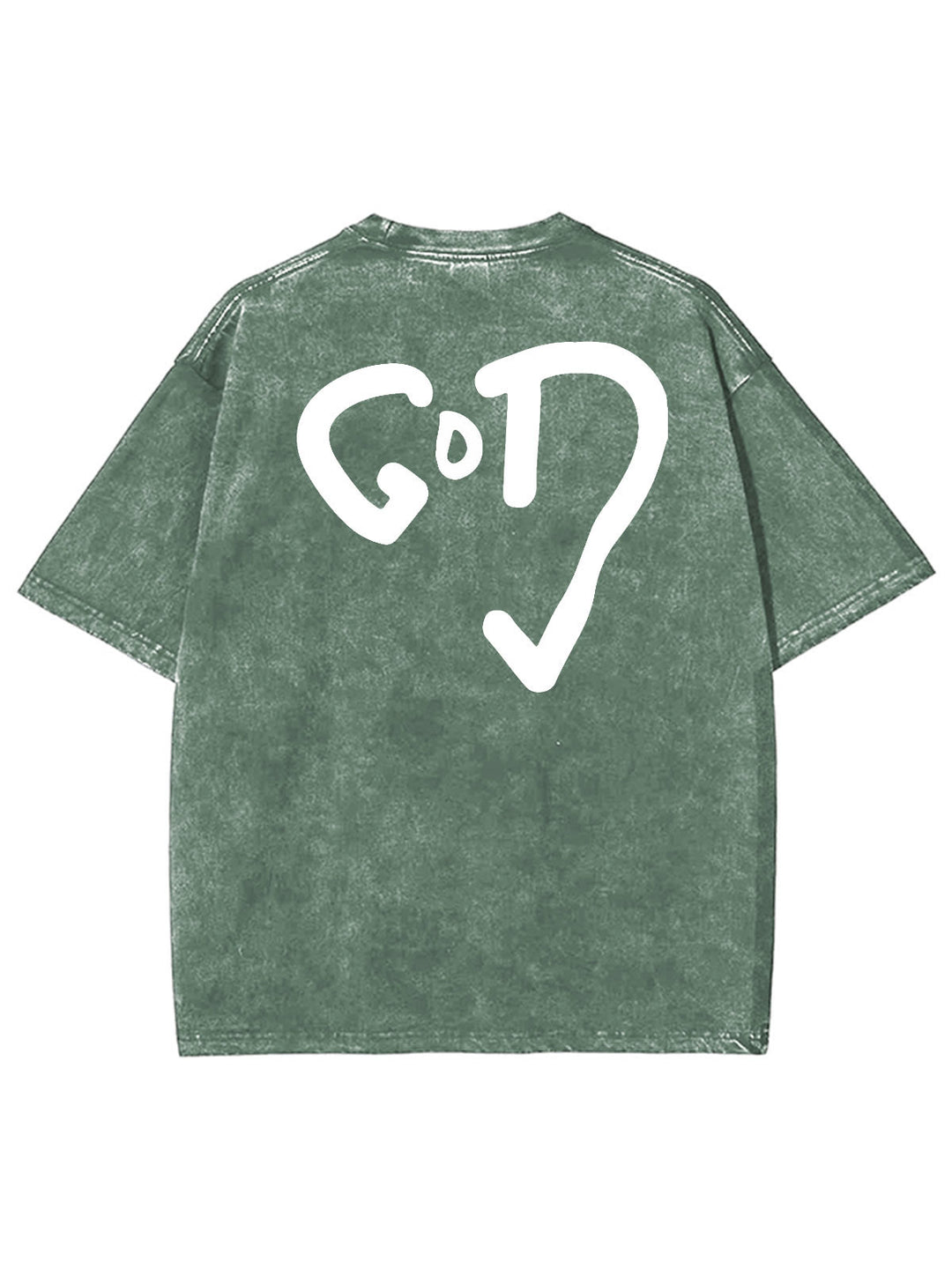 Christianartworkshop Unisex-T-Shirt mit Gottherz-Print