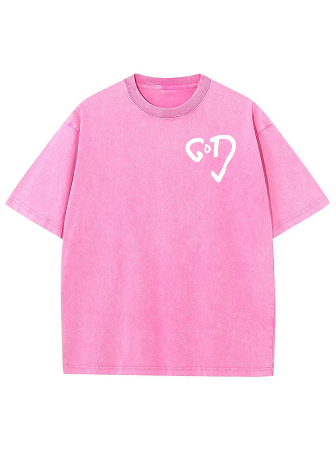 Christianartworkshop Unisex-T-Shirt mit Gottherz-Print