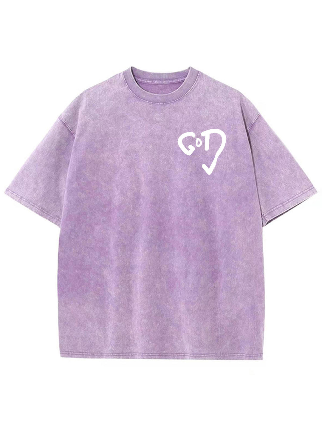 Christianartworkshop Unisex-T-Shirt mit Gottherz-Print