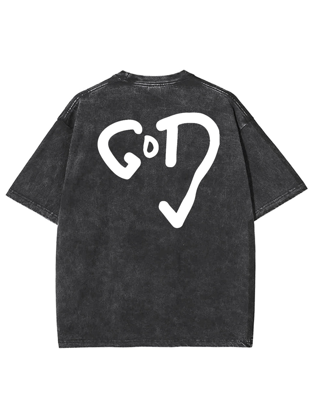 Christianartworkshop Unisex-T-Shirt mit Gottherz-Print