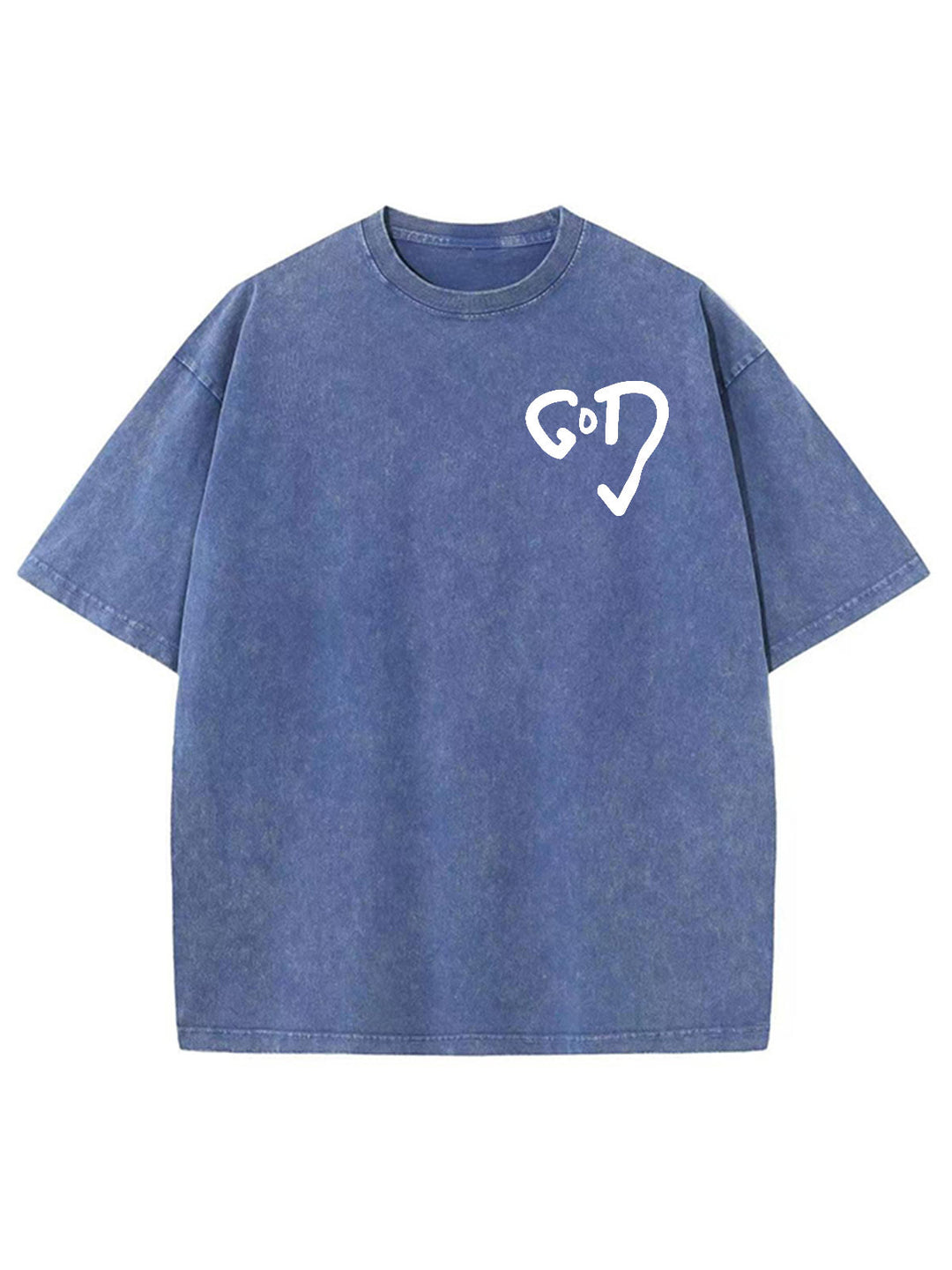 Christianartworkshop Unisex-T-Shirt mit Gottherz-Print