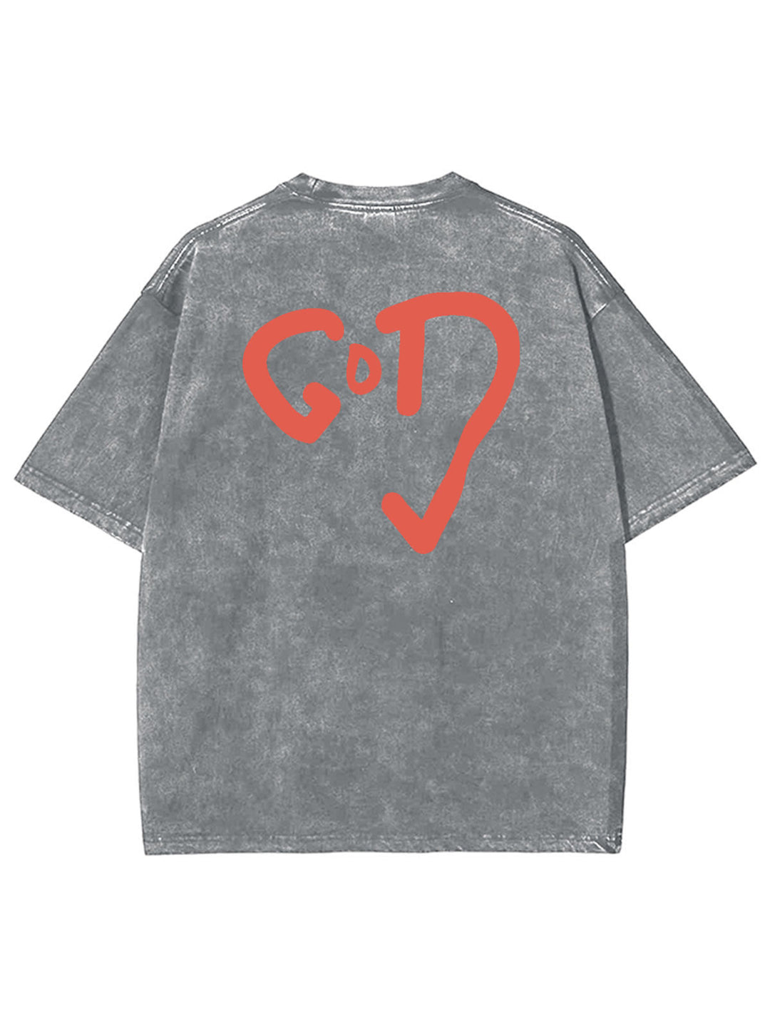 Christianartworkshop Unisex-T-Shirt mit Gottherz-Print