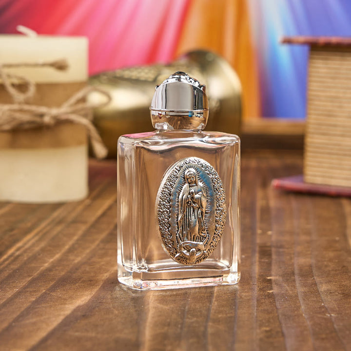 Christianartworkshop – Exklusiv gefertigte Weihwasserflasche „Unsere Liebe Frau von Guadalupe“ – ein Gefäß des Segens und des Schutzes - image 6