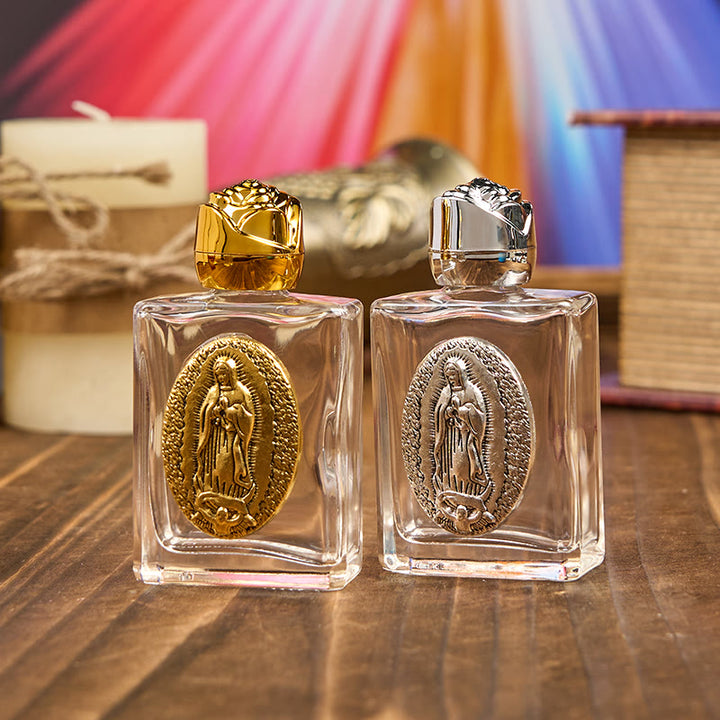 Christianartworkshop – Exklusiv gefertigte Weihwasserflasche „Unsere Liebe Frau von Guadalupe“ – ein Gefäß des Segens und des Schutzes - image 8