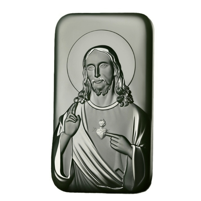 Christianartworkshop – exquisit geschnitztes Jesus-Amulett aus Jade – ein diskretes Symbol der Hingabe und Ruhe