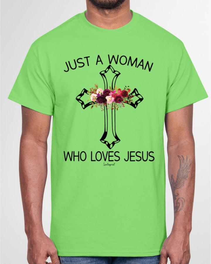 Christianartworkshop Nur eine Frau, die Jesus liebt Klassisches T-Shirt