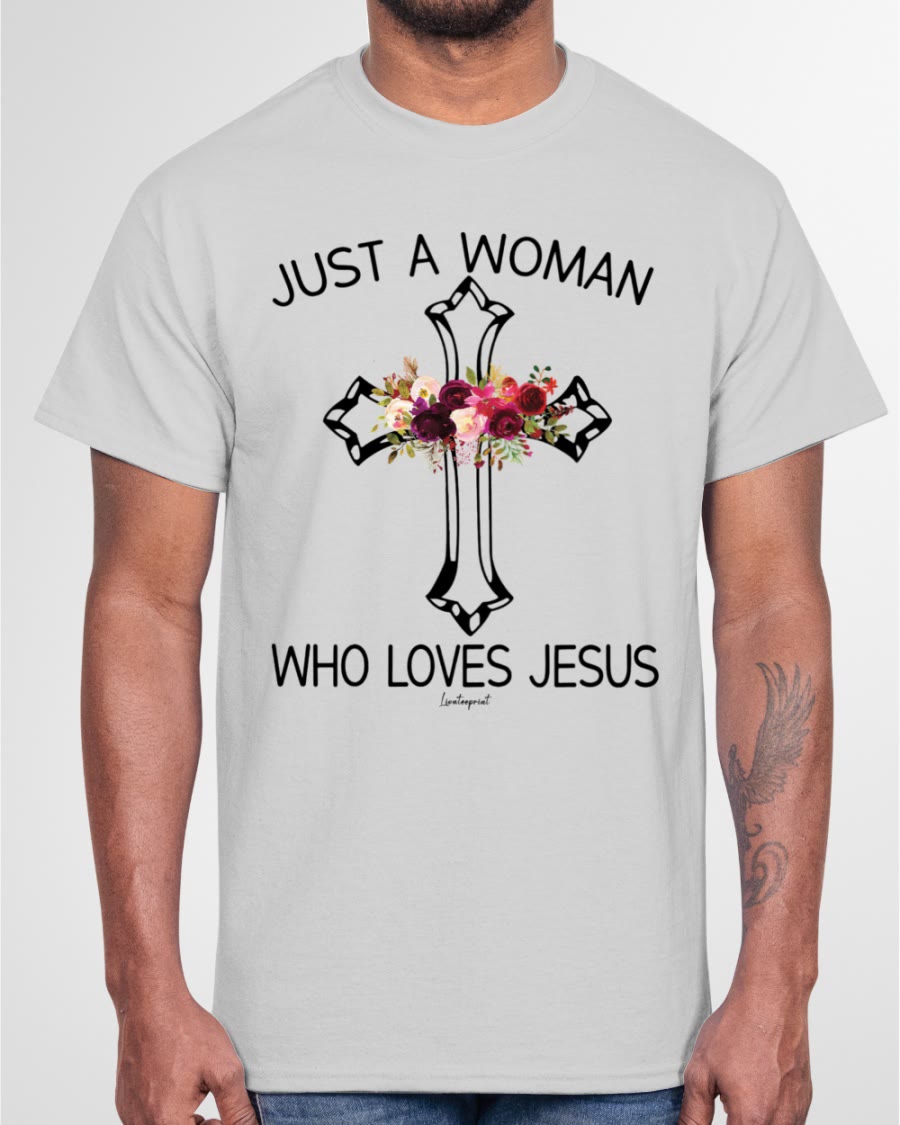 Christianartworkshop Nur eine Frau, die Jesus liebt Klassisches T-Shirt