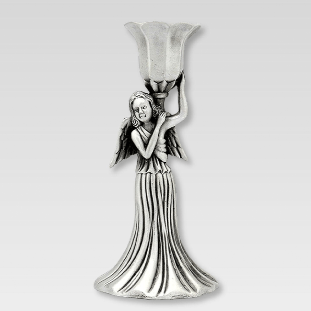 Christianartworkshop Exquisite Kerzenhalter mit Engelmotiven – Himmlische Eleganz für Ihr Zuhause