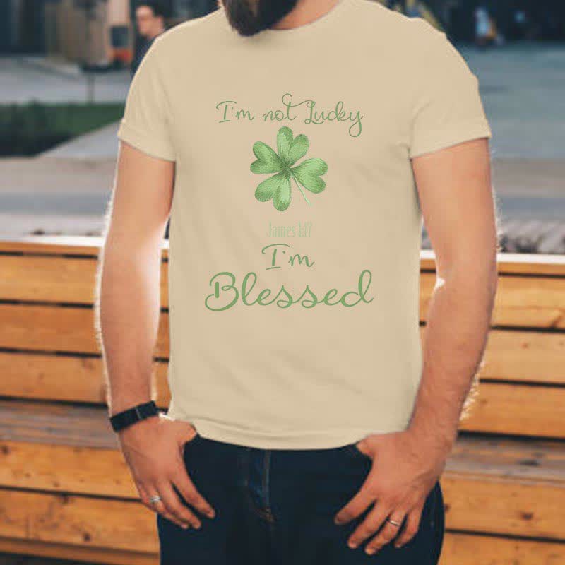 Christianartworkshop – Ich habe kein Glück, ich bin gesegnet – Glaubensinspiriertes T-Shirt - image 21