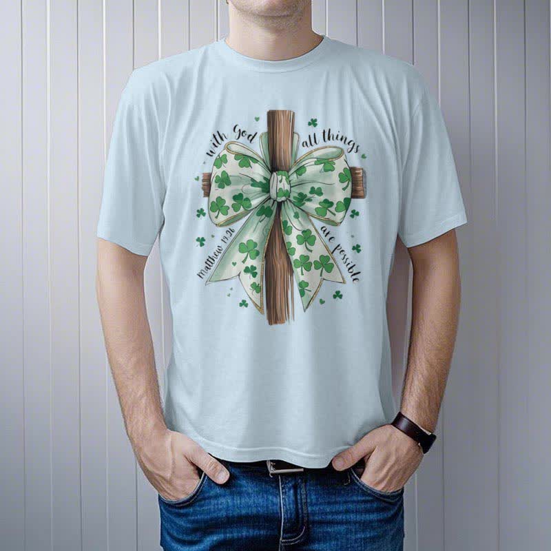 Christianartworkshop Glaube und Glück in Harmonie Glaube-inspiriertes T-Shirt