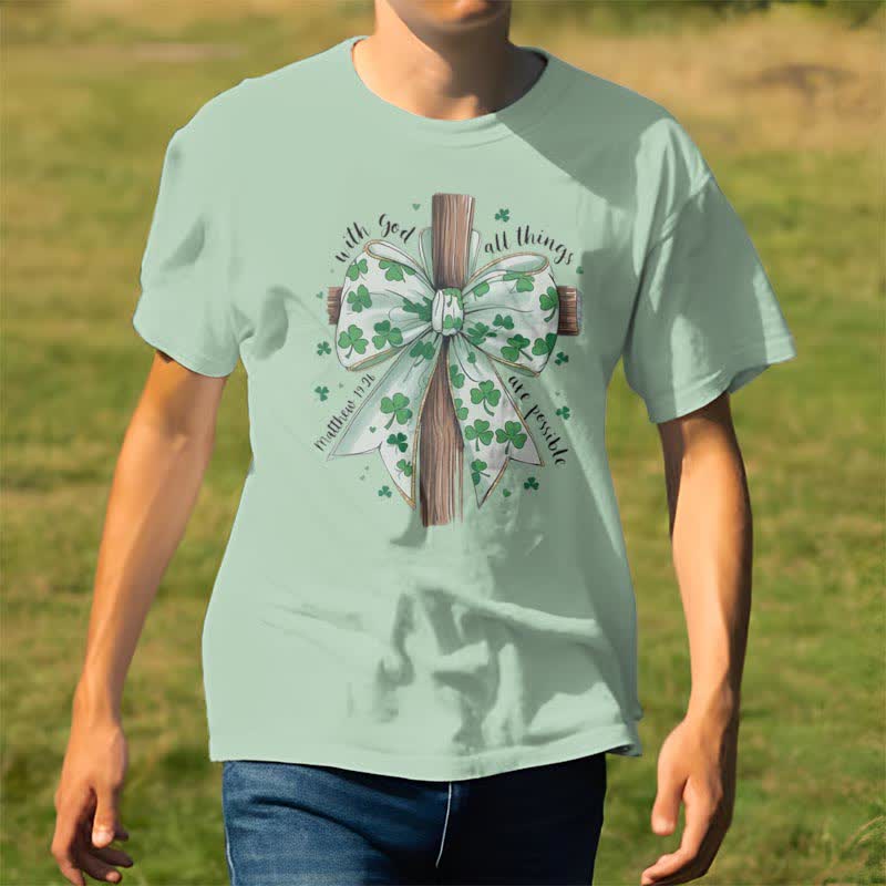 Christianartworkshop Glaube und Glück in Harmonie Glaube-inspiriertes T-Shirt