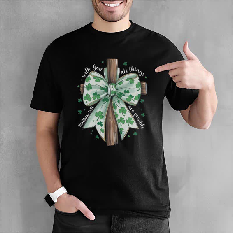 Christianartworkshop Glaube und Glück in Harmonie Glaube-inspiriertes T-Shirt