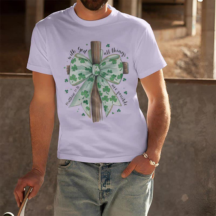 Christianartworkshop Glaube und Glück in Harmonie Glaube-inspiriertes T-Shirt