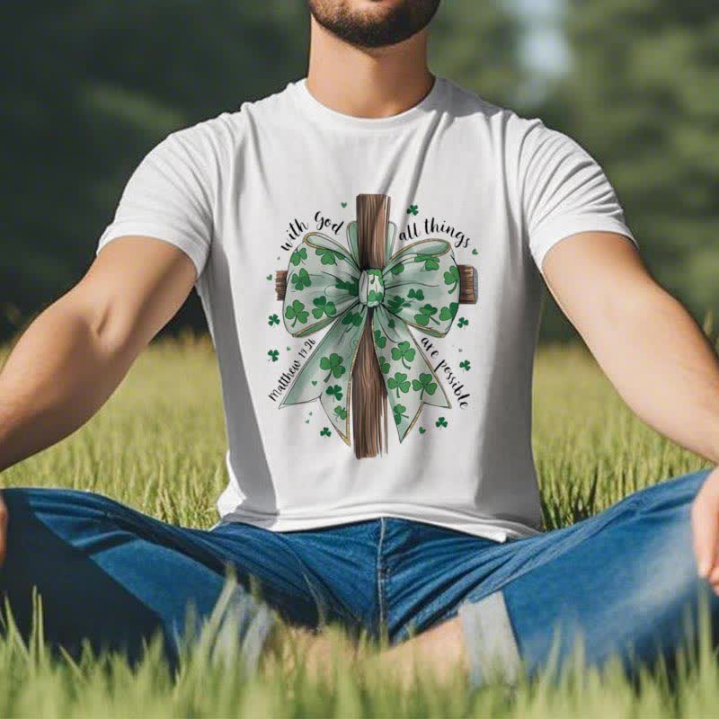 Christianartworkshop Glaube und Glück in Harmonie Glaube-inspiriertes T-Shirt