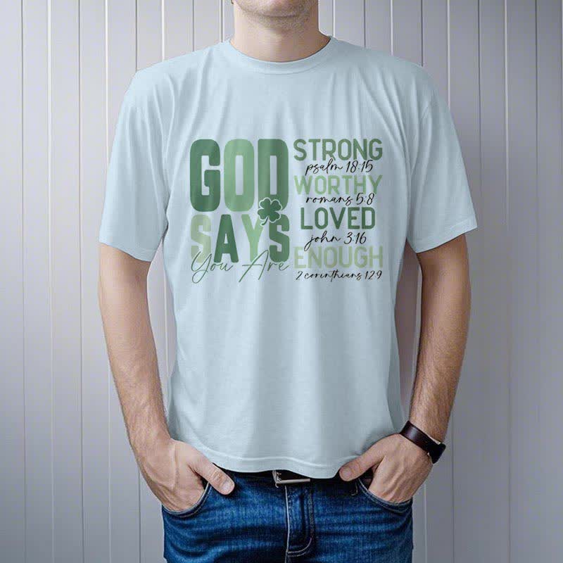 Christianartworkshop Empowerment Clover Tee – Glaubensinspiriertes T-Shirt - image 4