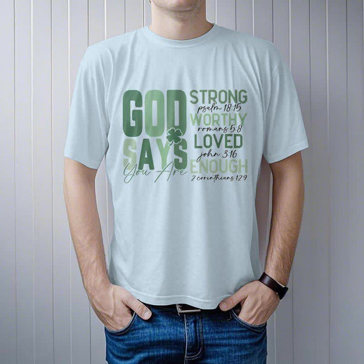 Christianartworkshop Empowerment Clover Tee – Glaubensinspiriertes T-Shirt - image 4