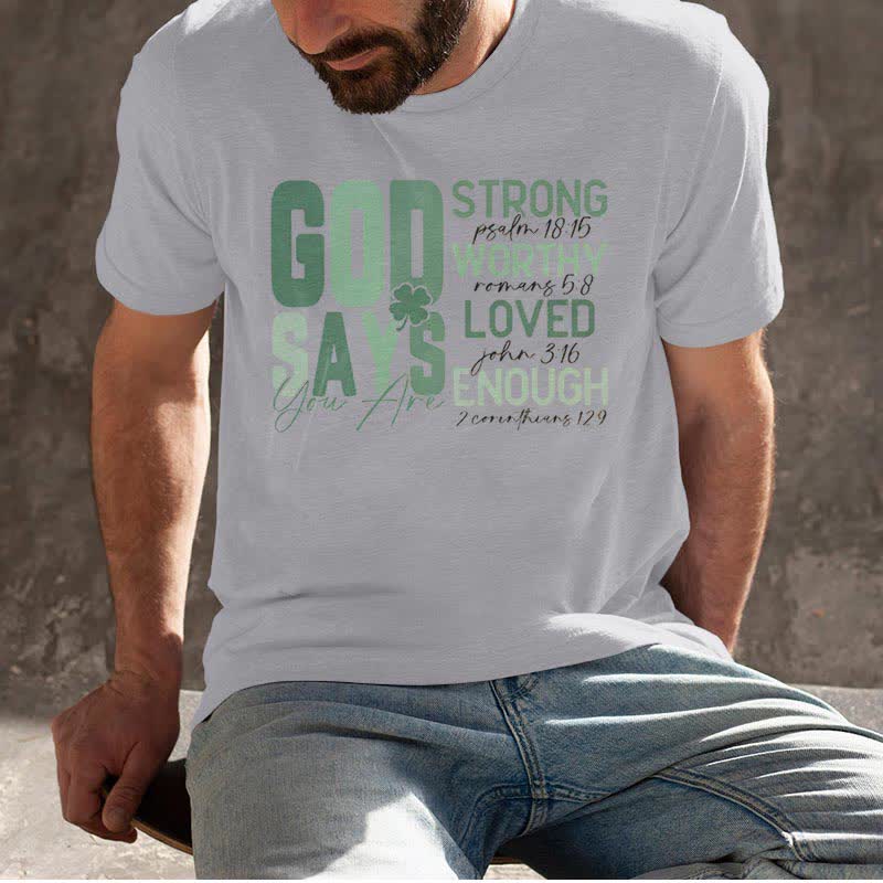 Christianartworkshop Empowerment Clover Tee Glaube-inspiriertes T-Shirt