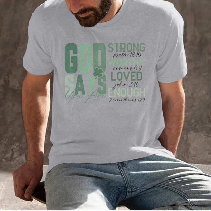 Christianartworkshop Empowerment Clover Tee Glaube-inspiriertes T-Shirt