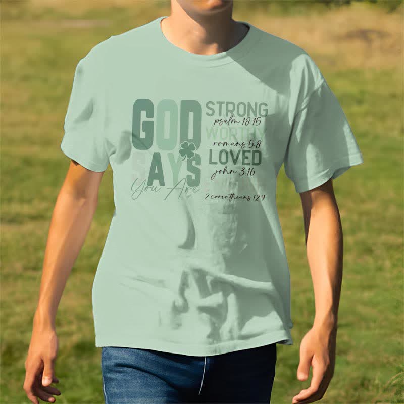 Christianartworkshop Empowerment Clover Tee Glaube-inspiriertes T-Shirt