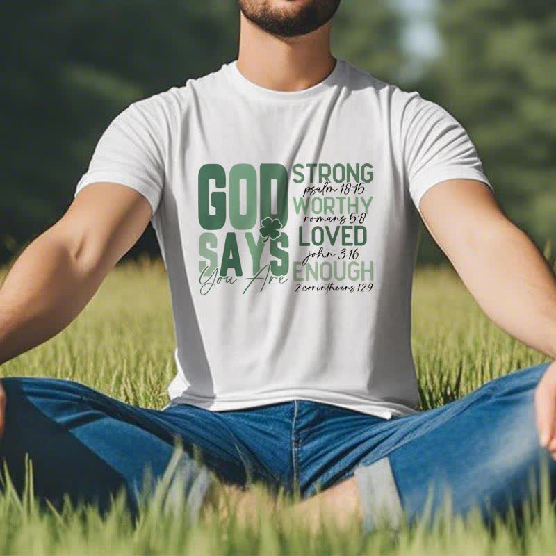 Christianartworkshop Empowerment Clover Tee Glaube-inspiriertes T-Shirt