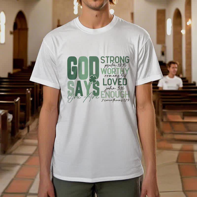 Christianartworkshop Empowerment Clover Tee Glaube-inspiriertes T-Shirt