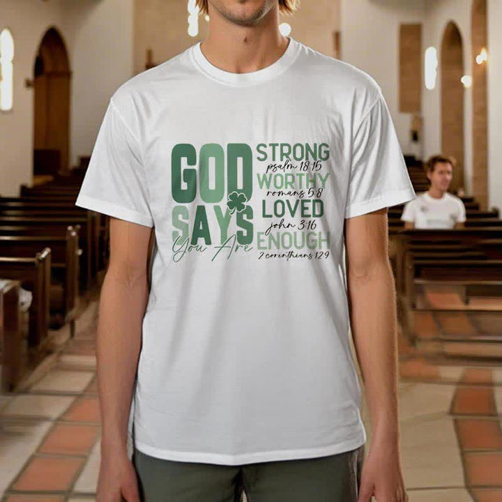 Christianartworkshop Empowerment Clover Tee Glaube-inspiriertes T-Shirt