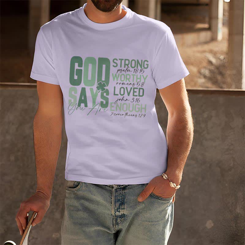 Christianartworkshop Empowerment Clover Tee Glaube-inspiriertes T-Shirt