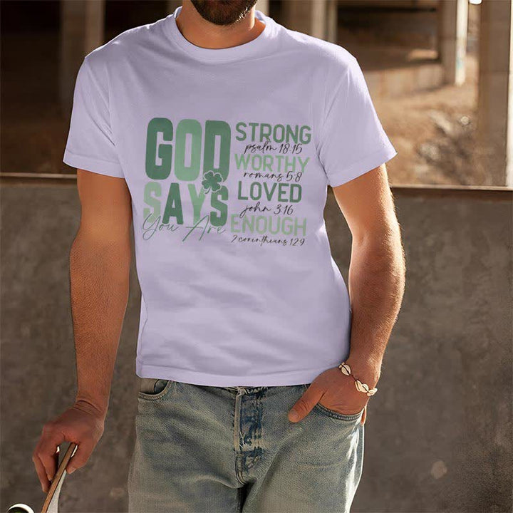 Christianartworkshop Empowerment Clover Tee Glaube-inspiriertes T-Shirt