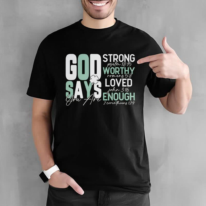 Christianartworkshop Empowerment Clover Tee Glaube-inspiriertes T-Shirt