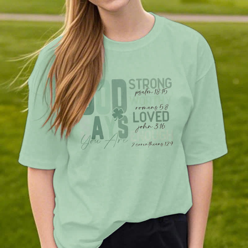 Christianartworkshop Empowerment Clover Tee – Glaubensinspiriertes T-Shirt - image 15