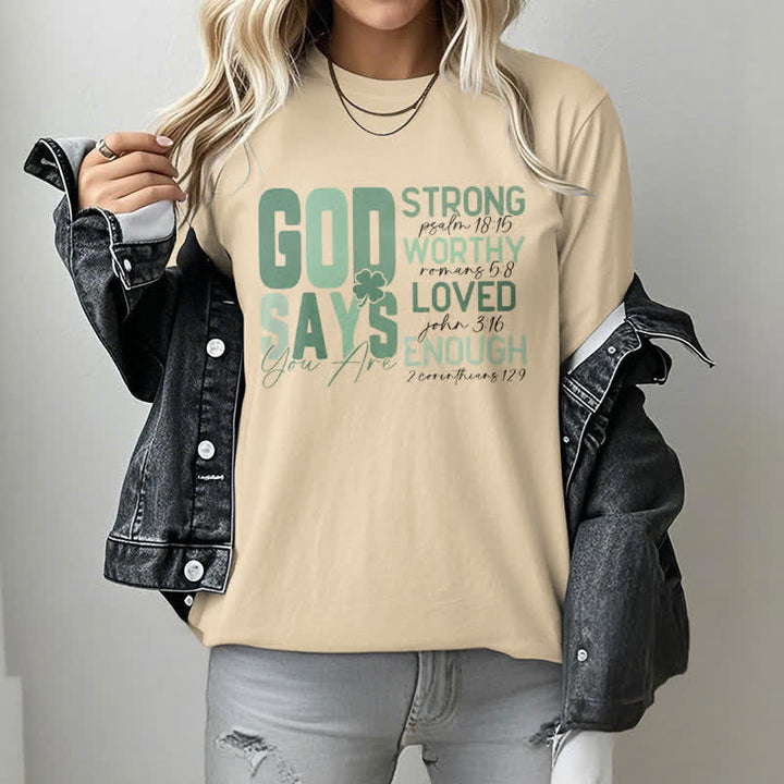 Christianartworkshop Empowerment Clover Tee – Glaubensinspiriertes T-Shirt - image 27