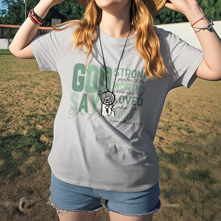 Christianartworkshop Empowerment Clover Tee Glaube-inspiriertes T-Shirt