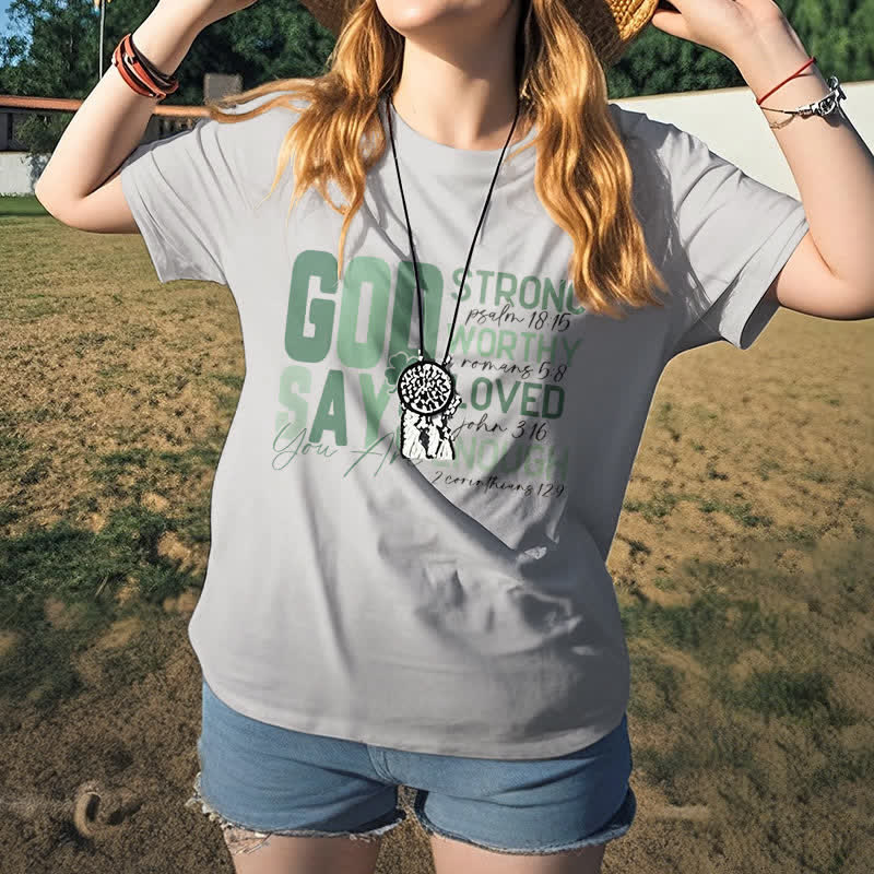 Christianartworkshop Empowerment Clover Tee – Glaubensinspiriertes T-Shirt - image 12